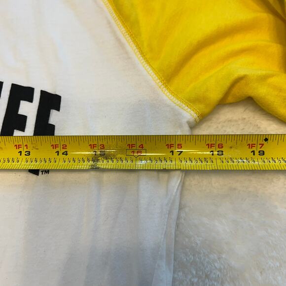 Harry Potter Hufflepuff Unisex Long Sleeve T-Shirt w/Crest Size Large Hogwarts - Picture 6 of 8